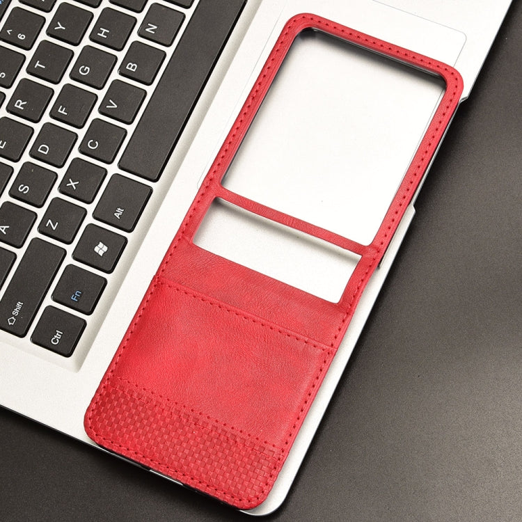 For Motorola Razr 50 Ultra Retro Texture Leather Phone Case