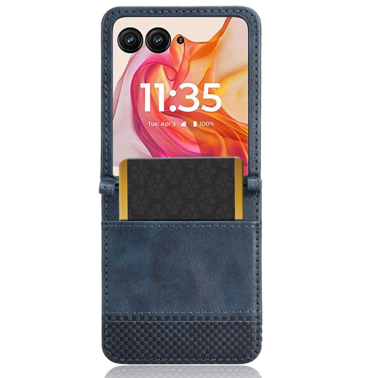 For Motorola Razr 50 Ultra Retro Texture Leather Phone Case