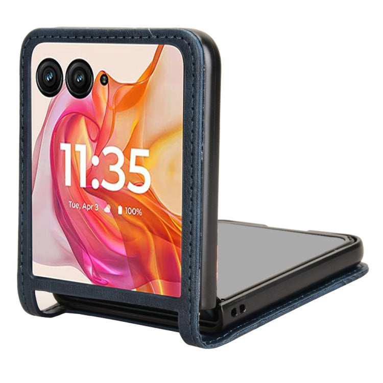 For Motorola Razr 50 Ultra Retro Texture Leather Phone Case