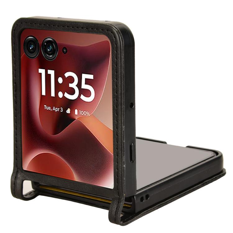 For Motorola Razr 60 Ultra Retro Texture Leather Phone Case