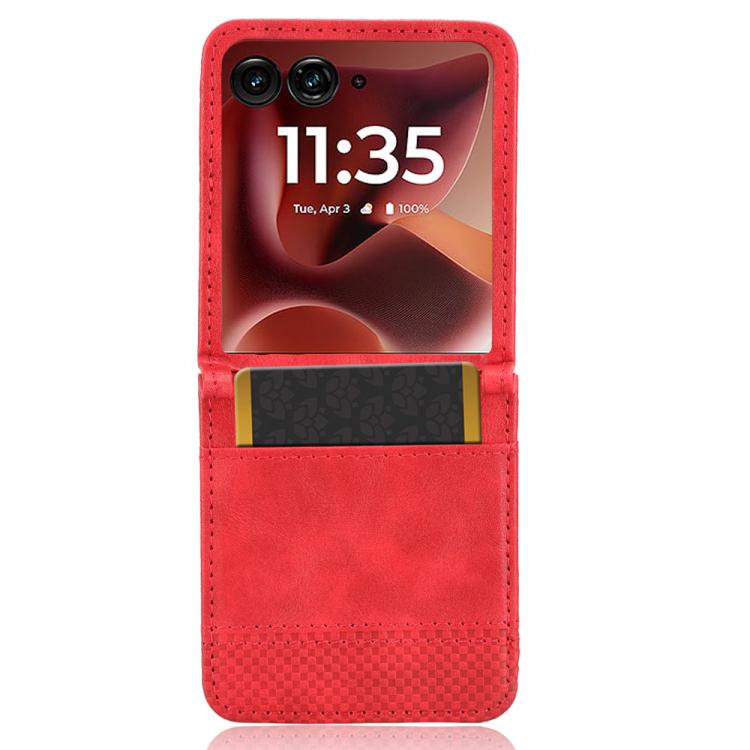 For Motorola Razr 60 Ultra Retro Texture Leather Phone Case