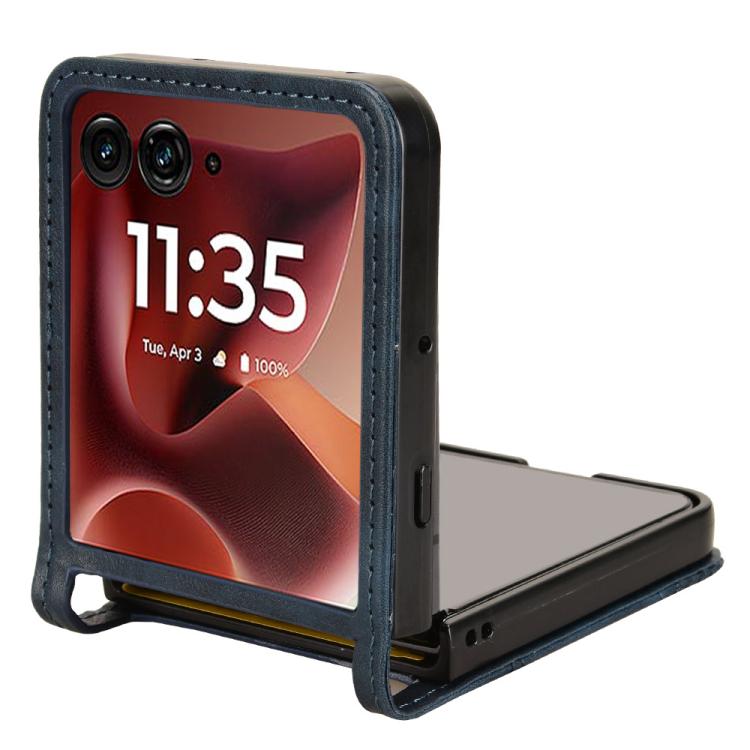 For Motorola Razr 60 Ultra Retro Texture Leather Phone Case