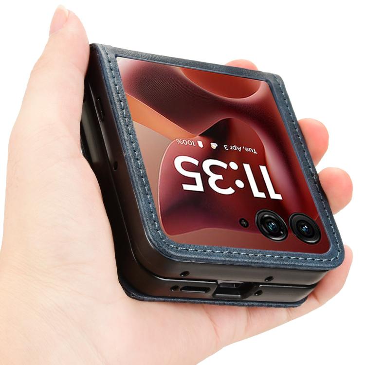 For Motorola Razr 60 Ultra Retro Texture Leather Phone Case