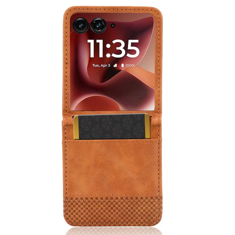 For Motorola Razr 60 Ultra Retro Texture Leather Phone Case