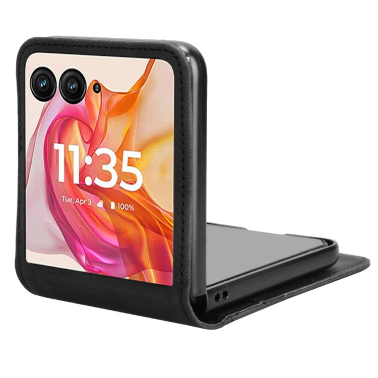 For Motorola Razr 50 Ultra Skin Feel Card Slot Leather Phone Case