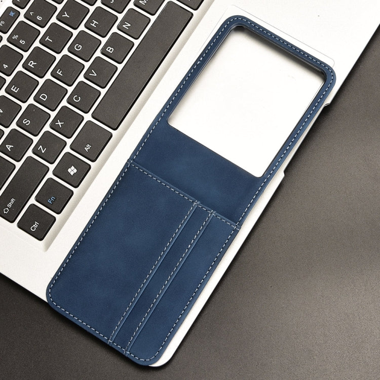 For Motorola Razr 50 Ultra Skin Feel Card Slot Leather Phone Case