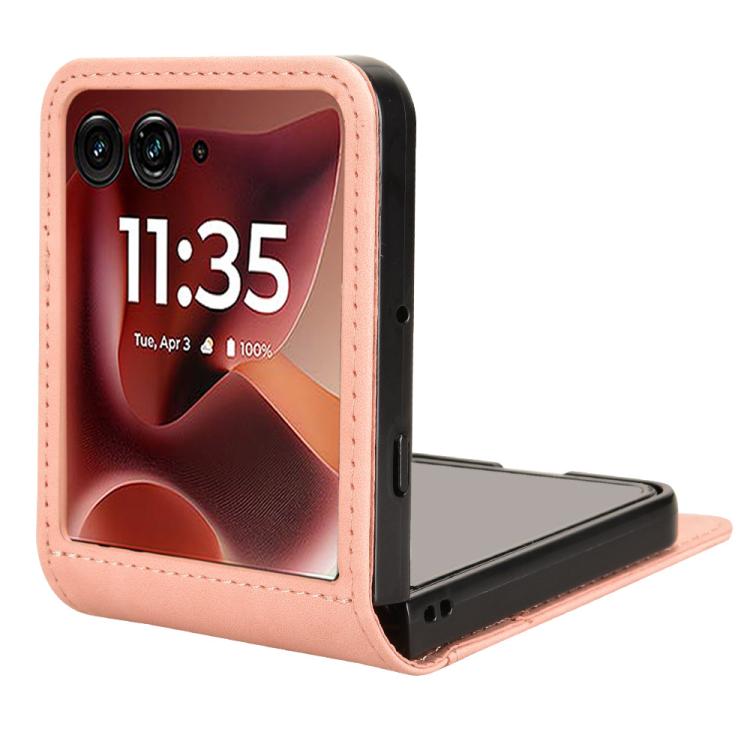 For Motorola Razr 60 Ultra Skin Feel Card Slot Leather Phone Case
