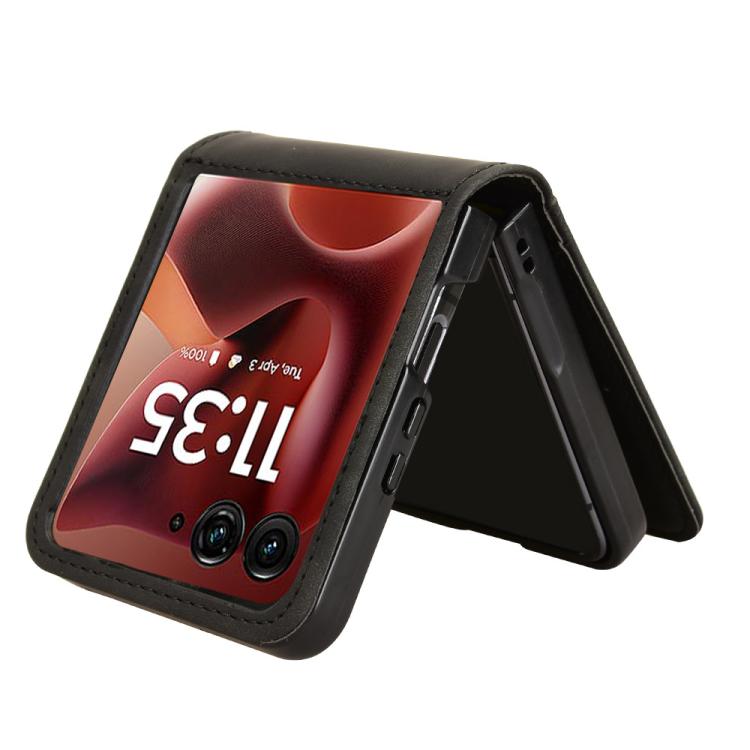 For Motorola Razr 60 Ultra Skin Feel Card Slot Leather Phone Case