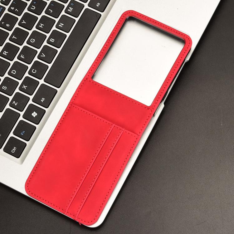 For Motorola Razr 60 Ultra Skin Feel Card Slot Leather Phone Case