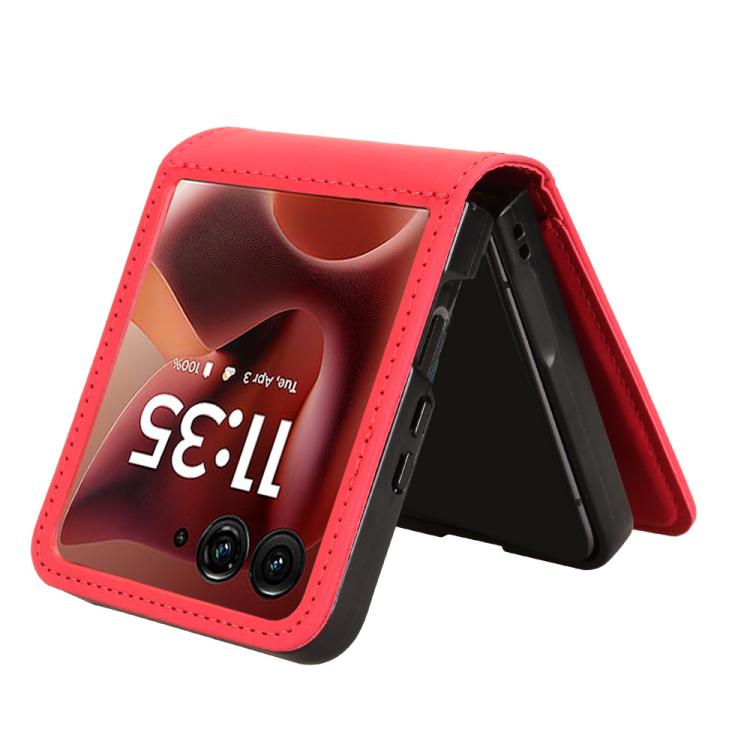 For Motorola Razr 60 Ultra Skin Feel Card Slot Leather Phone Case