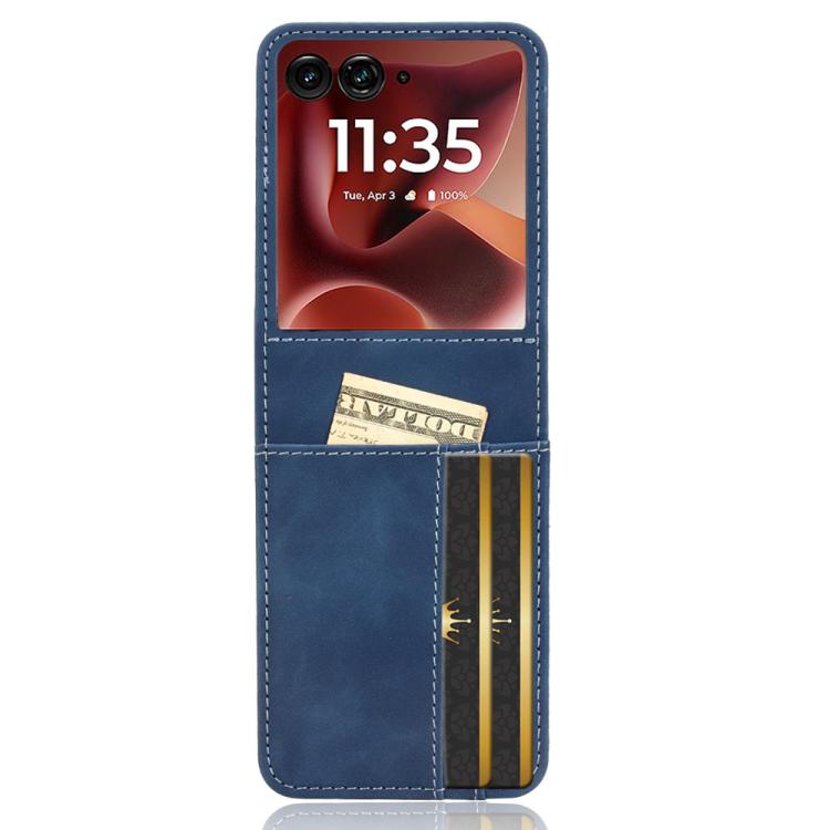 For Motorola Razr 60 Ultra Skin Feel Card Slot Leather Phone Case