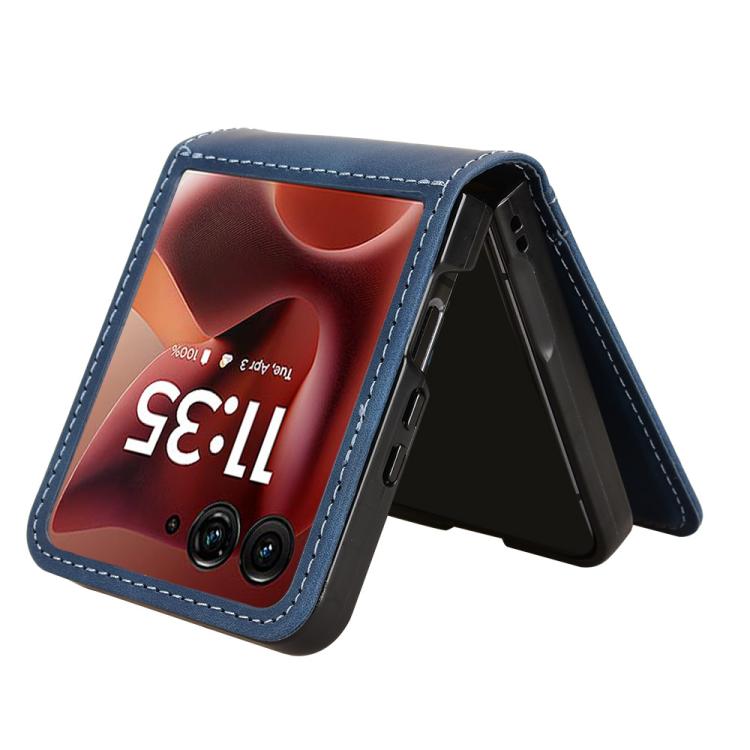 For Motorola Razr 60 Ultra Skin Feel Card Slot Leather Phone Case