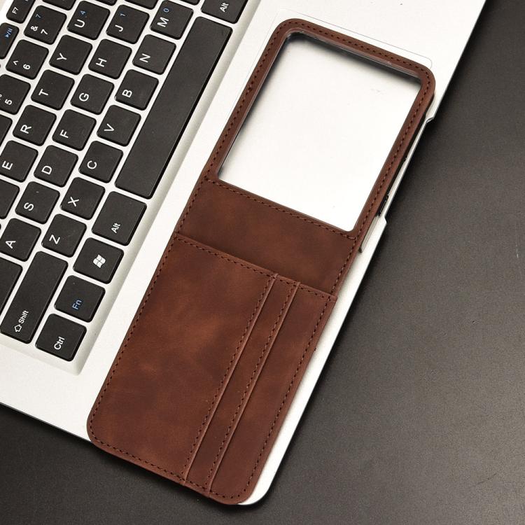 For Motorola Razr 60 Ultra Skin Feel Card Slot Leather Phone Case