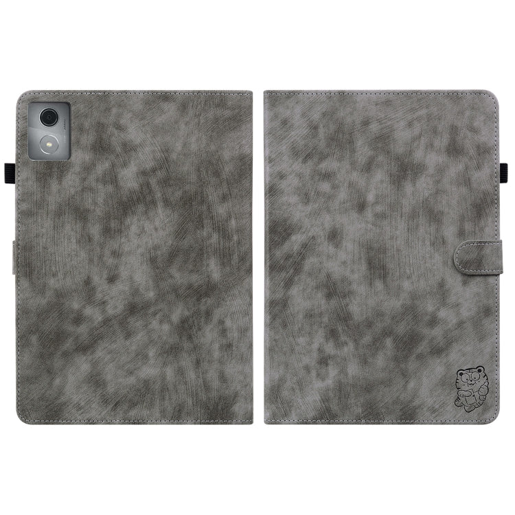 For Lenovo Tab K11 Plus Tiger Pattern Flip Leather Tablet Case