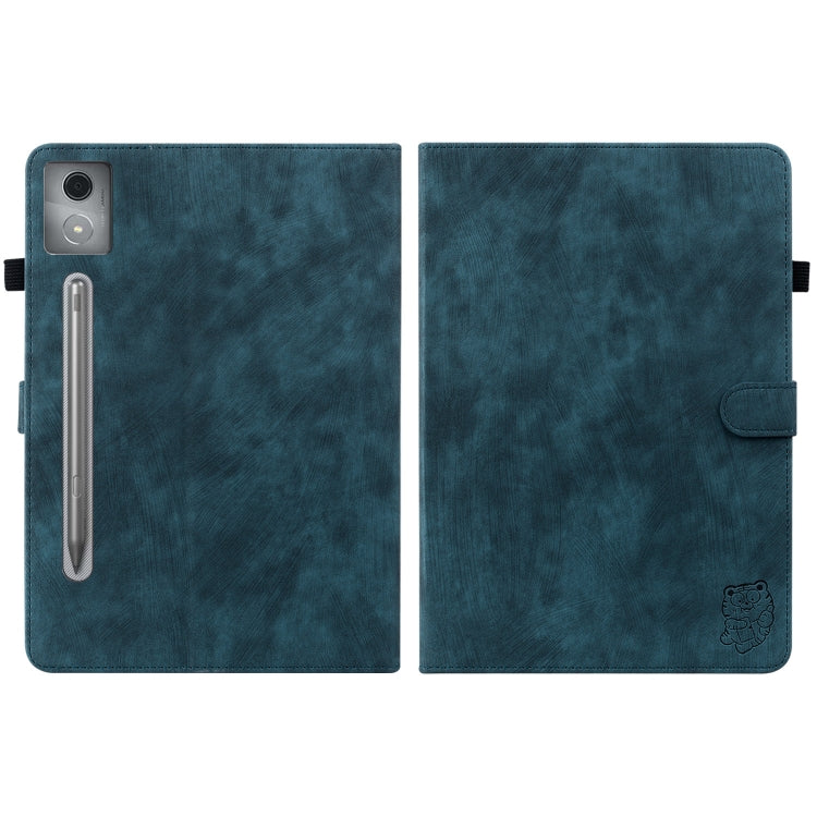 For Lenovo Tab P12 Pro 12.7 2025 Tiger Pattern Flip Leather Tablet Case