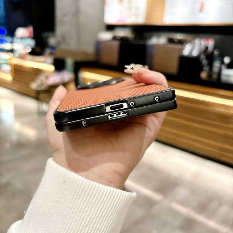 For OPPO Find N5 Weave Texture PC Phone Case