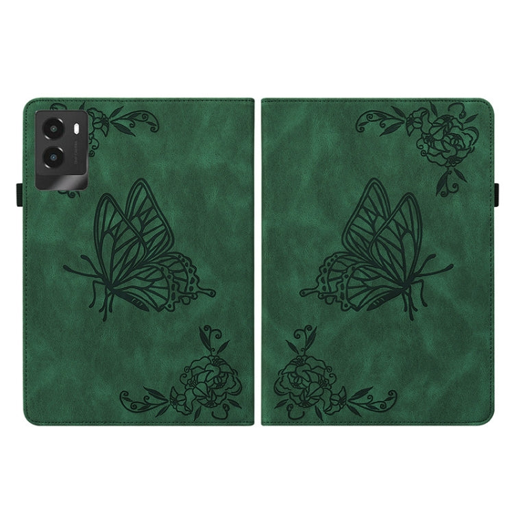 For Lenovo Legion Y700 2025 Butterfly Flower Embossed Leather Tablet Case