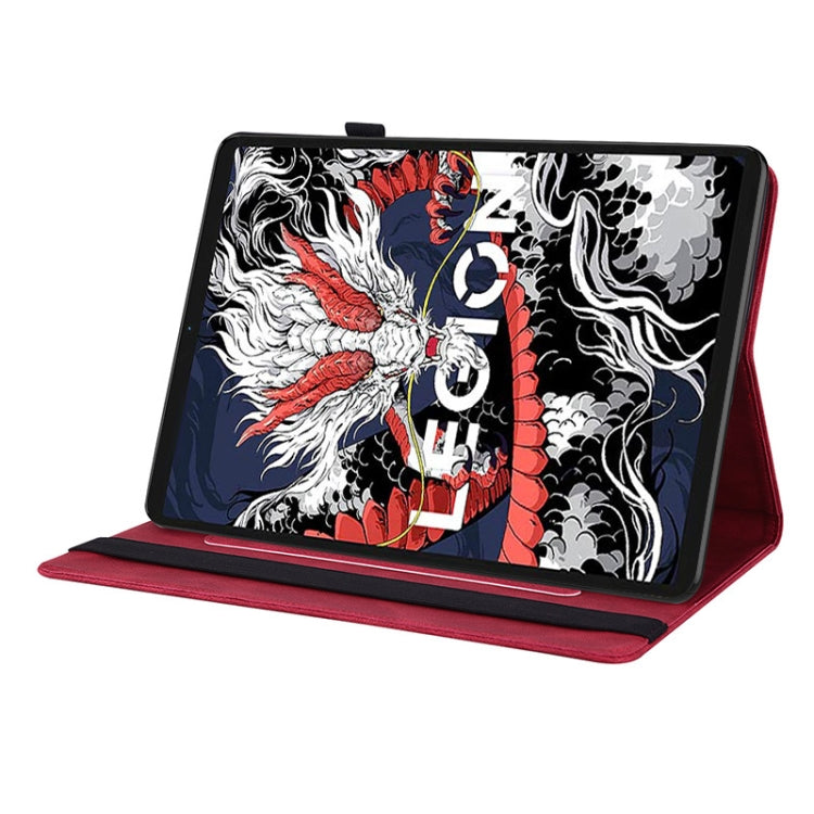 For Lenovo Legion Y700 2025 Butterfly Flower Embossed Leather Tablet Case