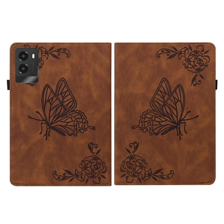 For Lenovo Legion Y700 2025 Butterfly Flower Embossed Leather Tablet Case