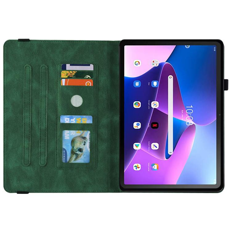 For Lenovo ZhaoYang K10C 10.1 inch Butterfly Flower Embossed Leather Tablet Case