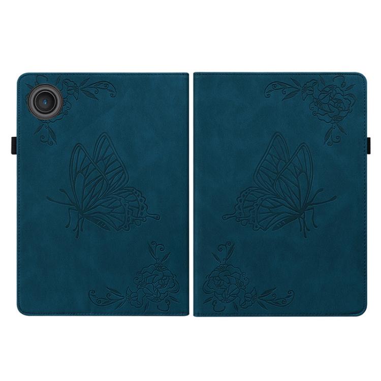 For Lenovo ZhaoYang K10C 10.1 inch Butterfly Flower Embossed Leather Tablet Case