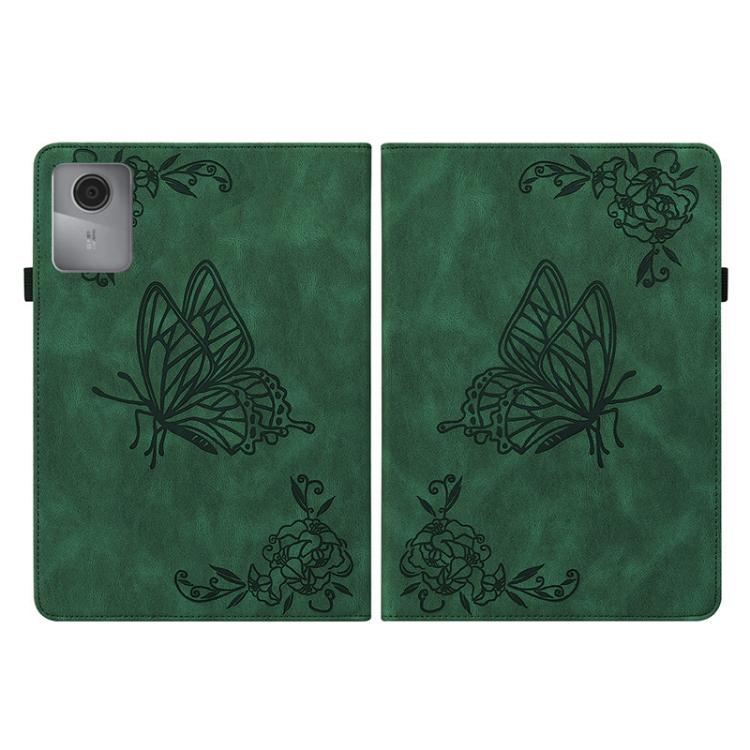 For Lenovo Idea Tab 11 / Xiaoxin Pad 2025 Butterfly Flower Embossed Leather Tablet Case