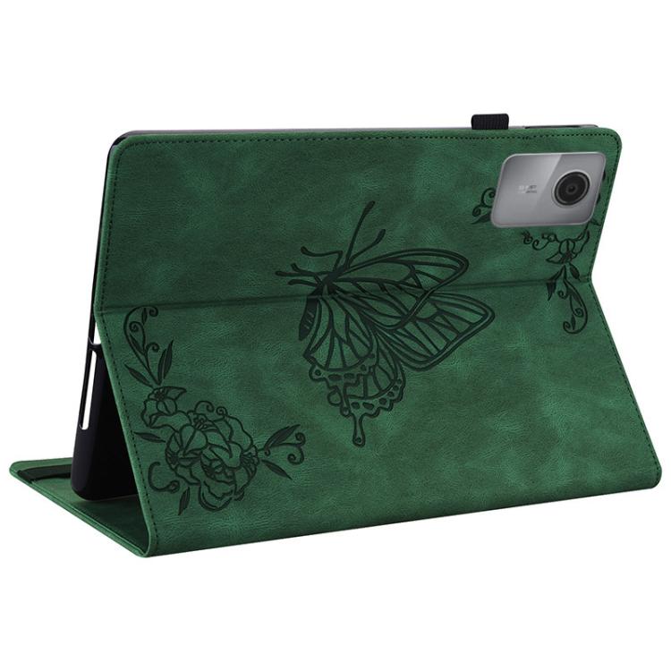 For Lenovo Idea Tab 11 / Xiaoxin Pad 2025 Butterfly Flower Embossed Leather Tablet Case