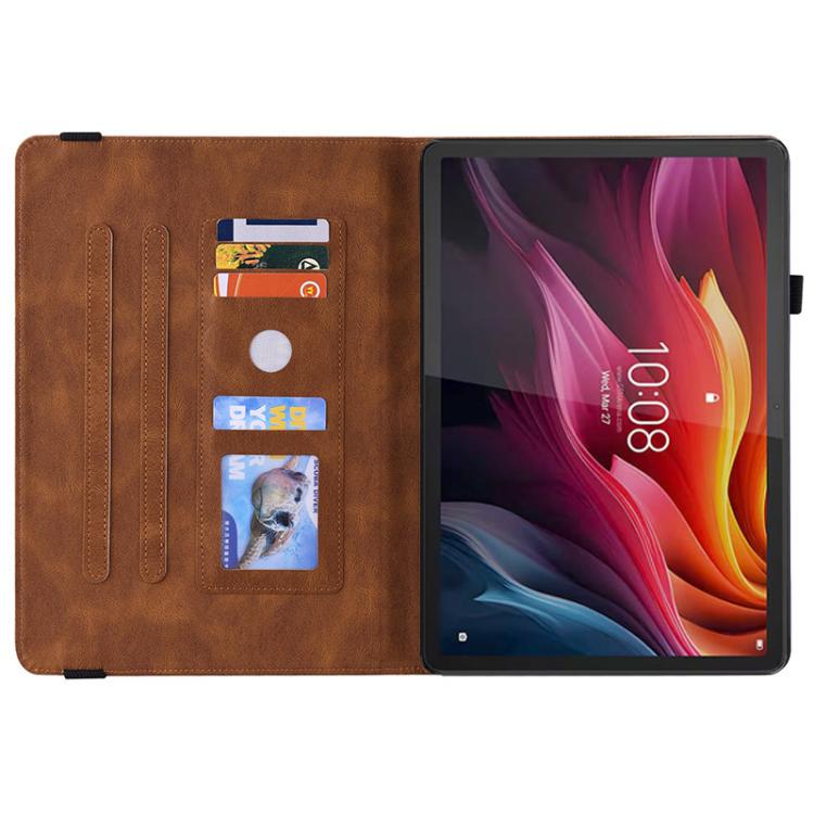 For Lenovo Idea Tab 11 / Xiaoxin Pad 2025 Butterfly Flower Embossed Leather Tablet Case