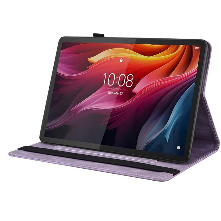 For Lenovo Idea Tab 11 / Xiaoxin Pad 2025 Butterfly Flower Embossed Leather Tablet Case