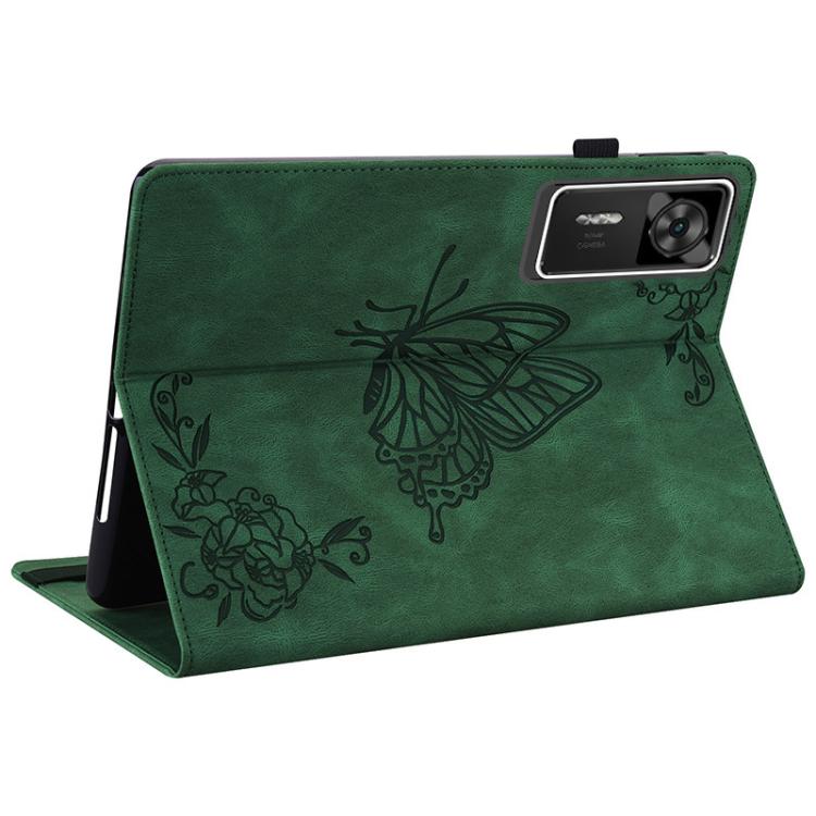 For Lenovo Legion Y700 Gen 4 Butterfly Flower Embossed Leather Tablet Case