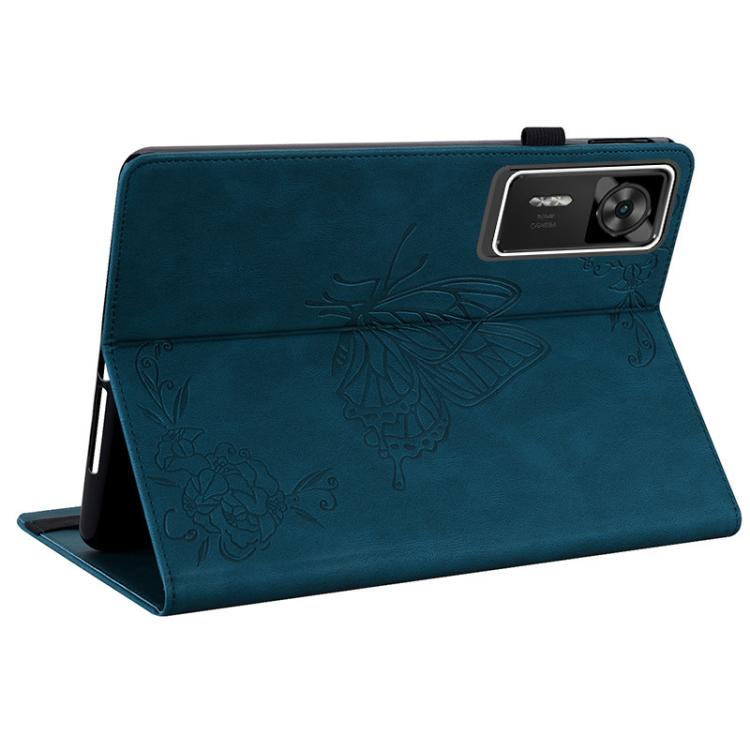 For Lenovo Legion Y700 Gen 4 Butterfly Flower Embossed Leather Tablet Case