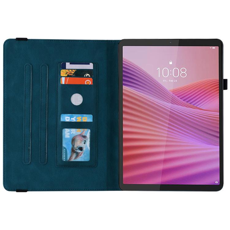 For Lenovo Tab K9 / Tab One Butterfly Flower Embossed Leather Tablet Case