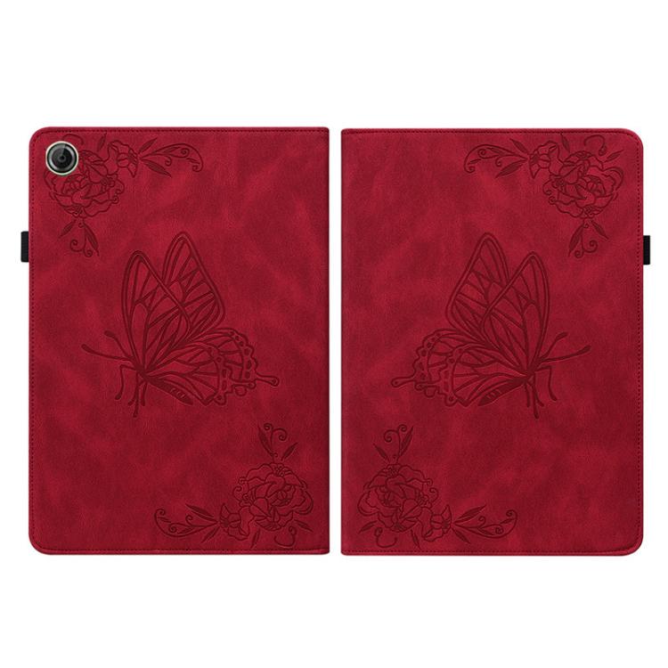 For Lenovo Tab K9 / Tab One Butterfly Flower Embossed Leather Tablet Case