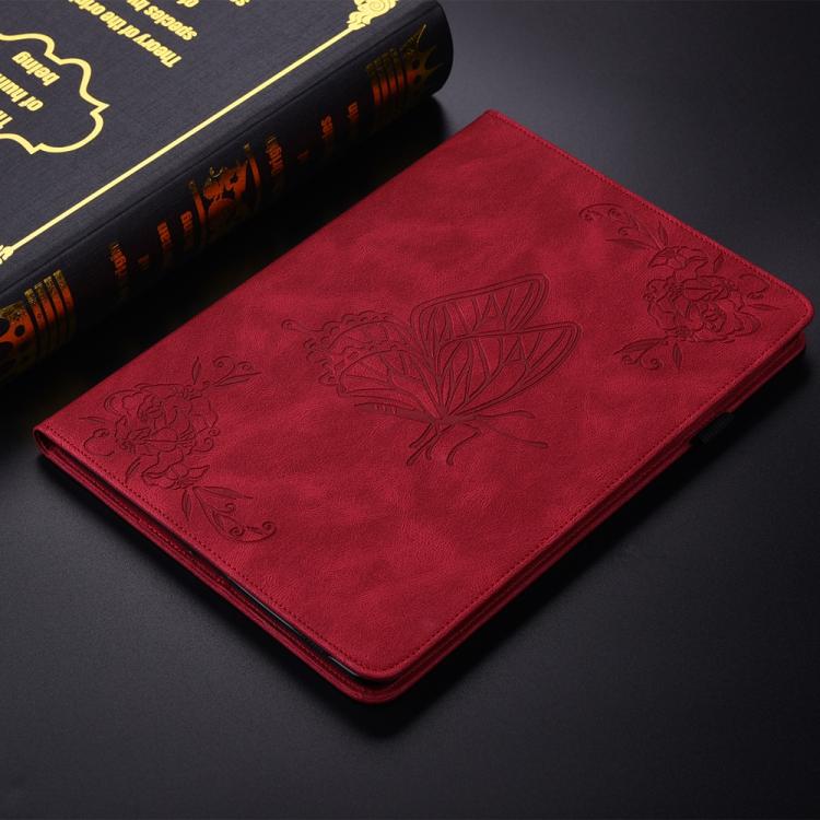 For Lenovo Tab K9 / Tab One Butterfly Flower Embossed Leather Tablet Case