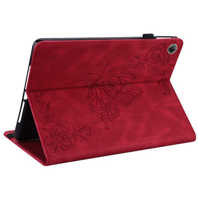 For Lenovo Tab K9 / Tab One Butterfly Flower Embossed Leather Tablet Case