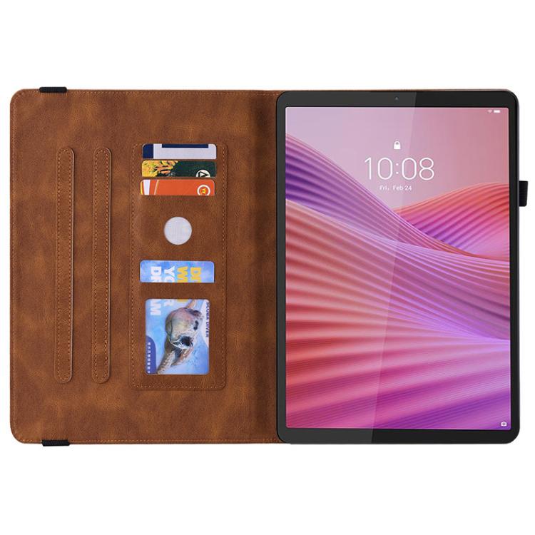 For Lenovo Tab K9 / Tab One Butterfly Flower Embossed Leather Tablet Case