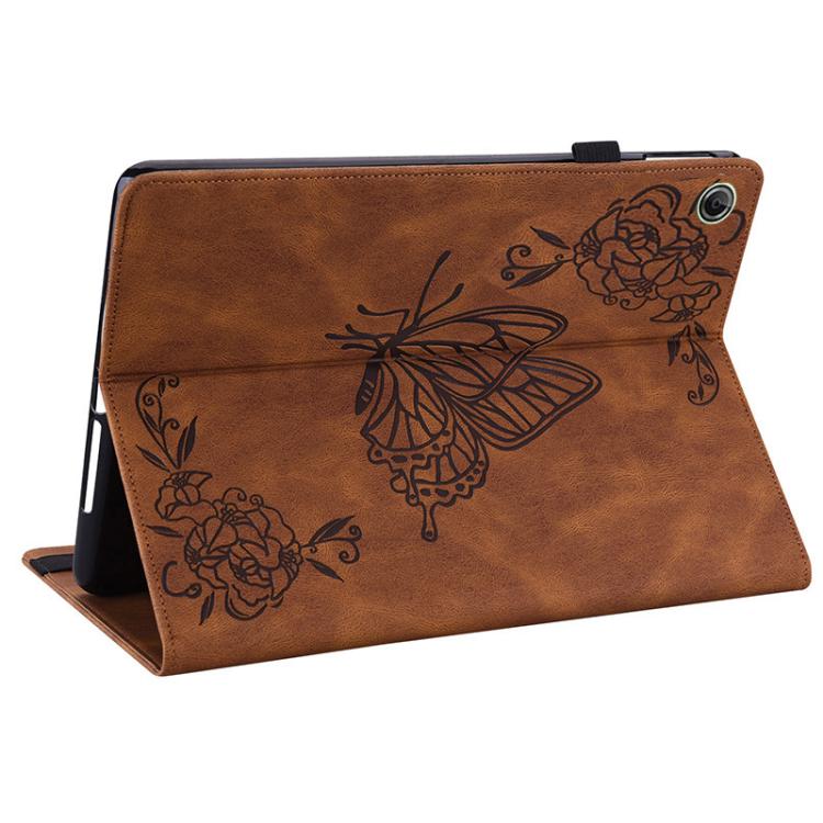 For Lenovo Tab K9 / Tab One Butterfly Flower Embossed Leather Tablet Case