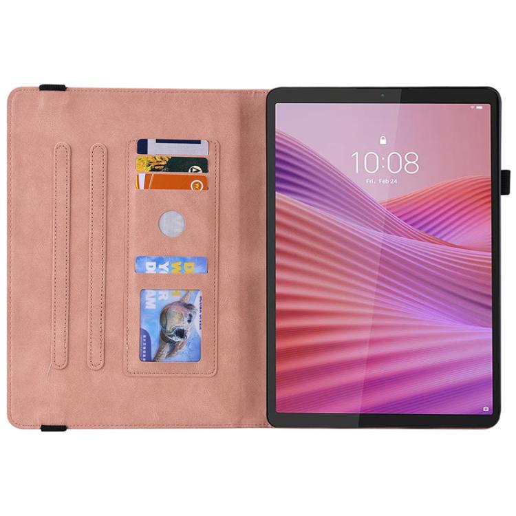 For Lenovo Tab K9 / Tab One Butterfly Flower Embossed Leather Tablet Case