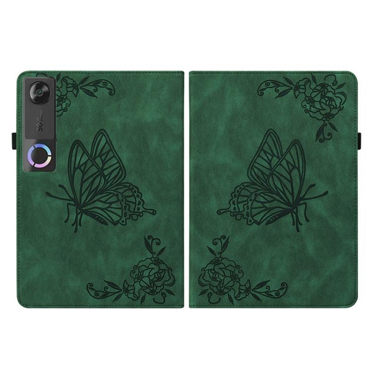 For Lenovo Legion Y700 Gen 5 Butterfly Flower Embossed Leather Tablet Case