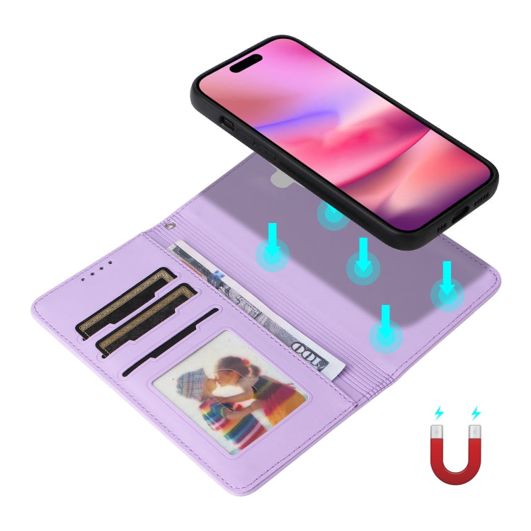 For iPhone 16 Plus BETOPNICE BN-005 2 in 1 Detachable Imitate Genuine Leather Phone Case