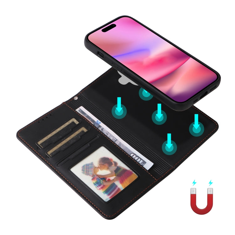 For iPhone 16 Plus BETOPNICE BN-005 2 in 1 Detachable Imitate Genuine Leather Phone Case
