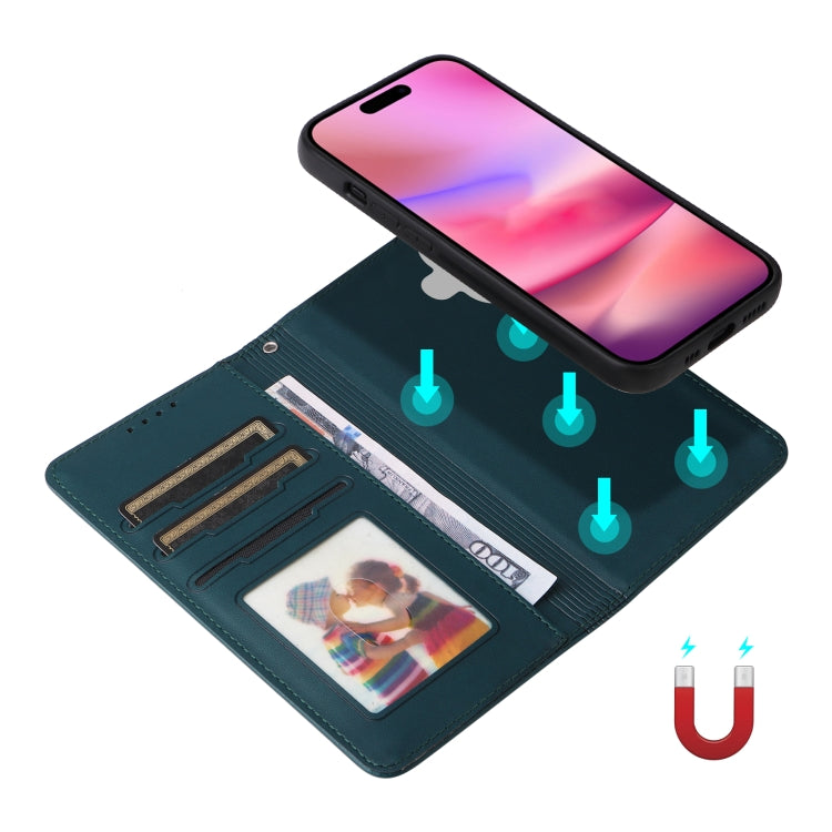 For iPhone 16 Plus BETOPNICE BN-005 2 in 1 Detachable Imitate Genuine Leather Phone Case