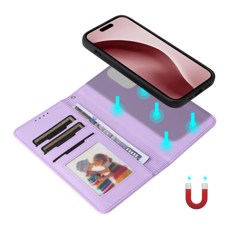 For iPhone 16 Pro BETOPNICE BN-005 2 in 1 Detachable Imitate Genuine Leather Phone Case