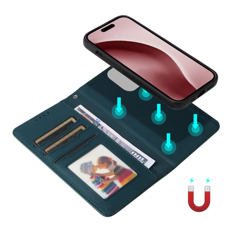 For iPhone 16 Pro BETOPNICE BN-005 2 in 1 Detachable Imitate Genuine Leather Phone Case