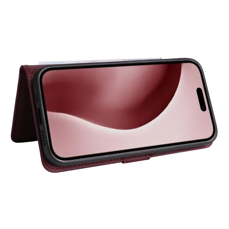 For iPhone 16 Pro BETOPNICE BN-005 2 in 1 Detachable Imitate Genuine Leather Phone Case