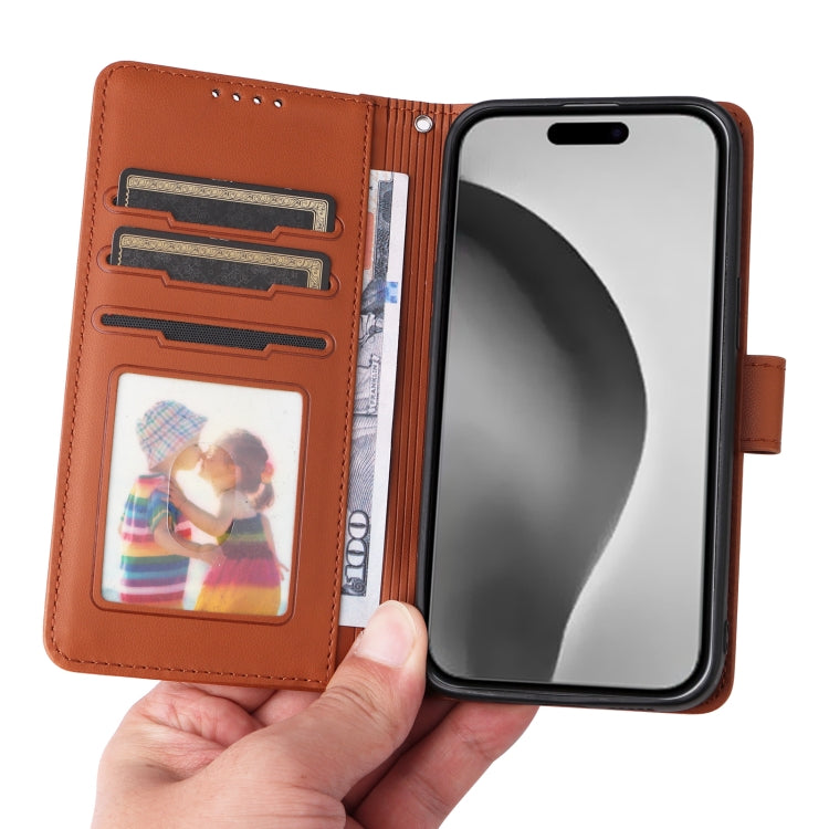 For iPhone 16 Pro Max BETOPNICE BN-005 2 in 1 Detachable Imitate Genuine Leather Phone Case