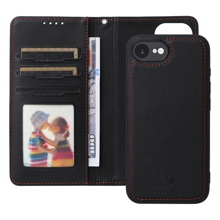 For iPhone 16e / 17e BETOPNICE BN-005 2 in 1 Detachable Imitate Genuine Leather Phone Case