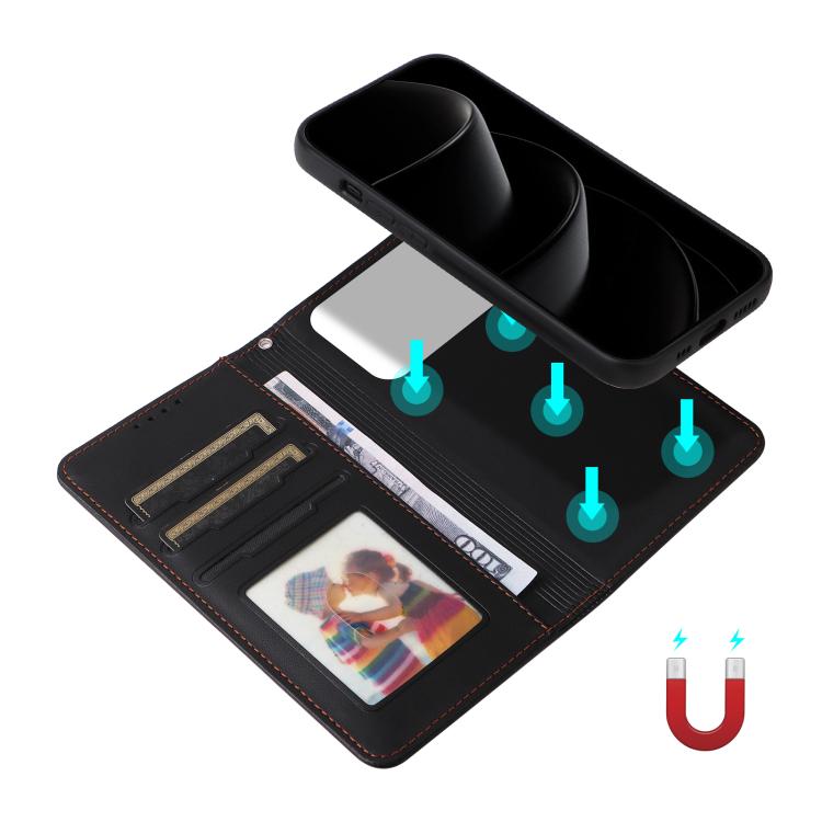 For iPhone 17 Pro Max BETOPNICE BN-005 2 in 1 Detachable Imitate Genuine Leather Phone Case
