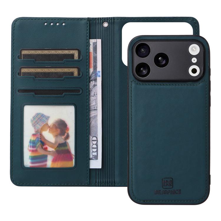 For iPhone 17 Pro Max BETOPNICE BN-005 2 in 1 Detachable Imitate Genuine Leather Phone Case