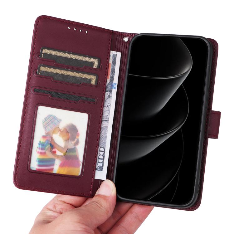 For iPhone 17 Pro Max BETOPNICE BN-005 2 in 1 Detachable Imitate Genuine Leather Phone Case